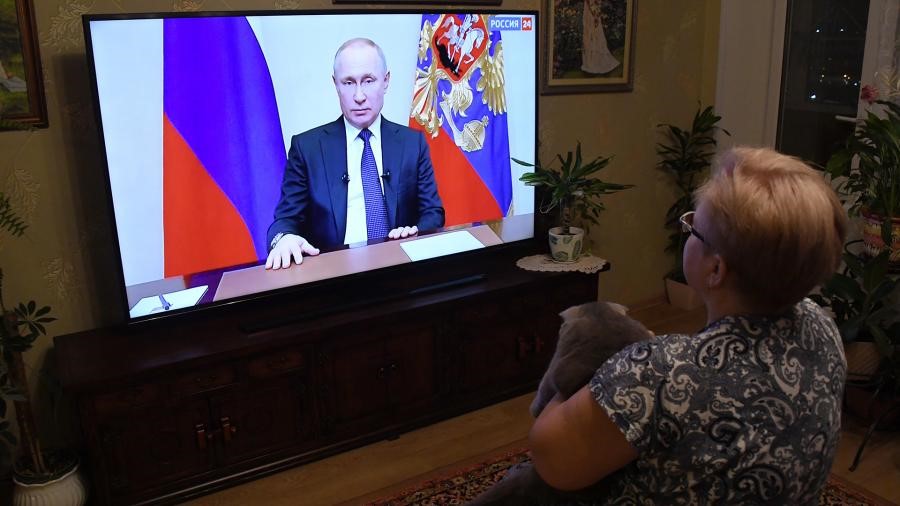 Как смотрели россияне обращение Президента России Владимира Владимировича Путина 25 марта 2020 года